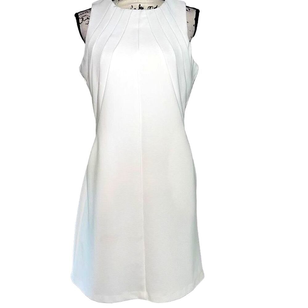 Pim + Larkin Anthropologie white sleeveless dress medium
